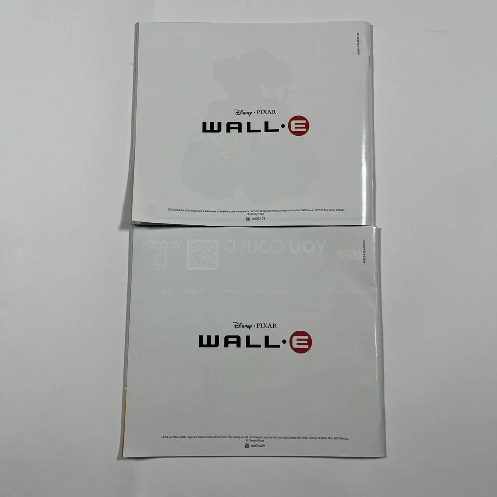 LEGO 43279 Instructions Only, WALL-E and EVE, 2 Booklets